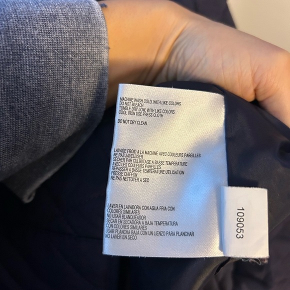 Michael Michael Kors Navy Blue Quilted Toggle Jacket - Picture 4 of 6